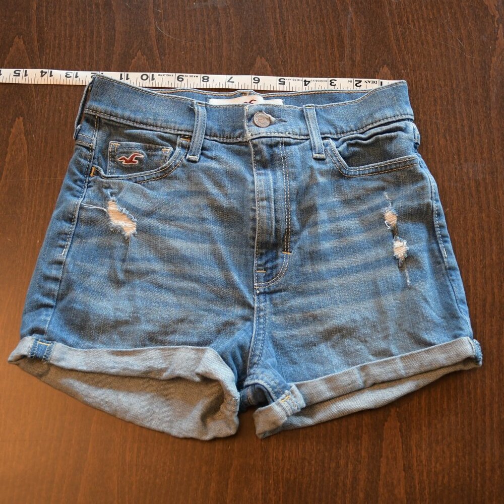 Hollister Women's Distressed Jean Shorts Size w24